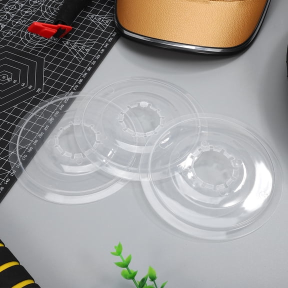 OUNONA 5-Pack Transparent Plastic Covers for Road Bikes, Cycling Gear Accessories