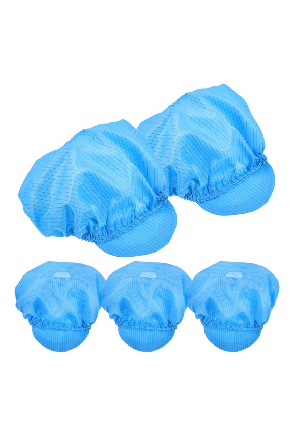 5-Pack Anti-Static Caps Lightweight Protective Hats for Electronics, , Dust-Free Workshop Use