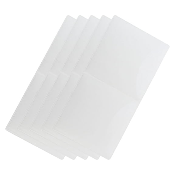 OUNONA Clear Static Car Windshield Sticker Holder for Parking Pass and Permits 5 Pack