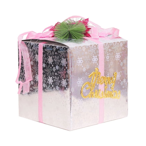 OUNONA Goodie Boxes Mini Present Ornaments Assorted Color 5Pcs