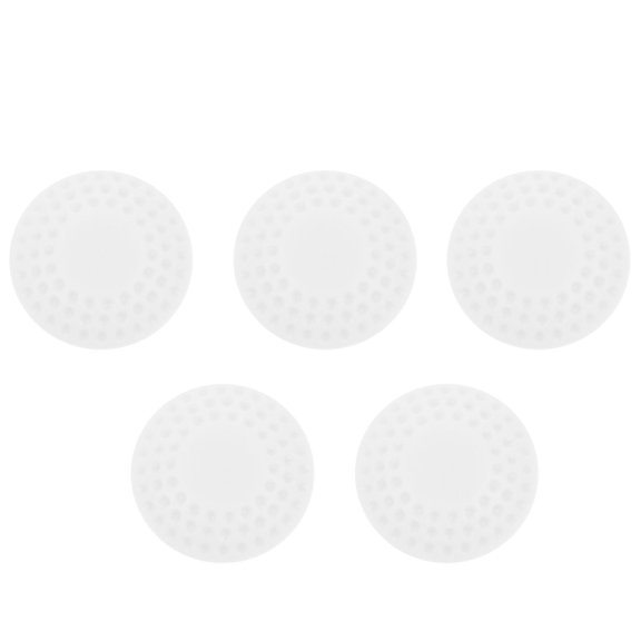 OUNONA 5-Pack White Resin Door Protectors for Office and Home Wall , and Easy to Install