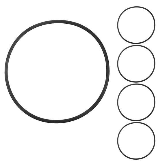 OUNONA 5Pcs Durable Rubber O Rings Metric Gasket Set for Automotive and Aerospace