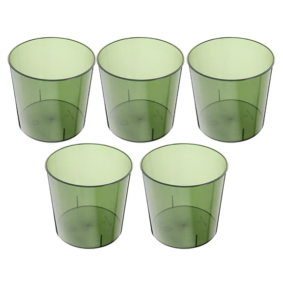 OUNONA 5Pcs Flower Arrangement Bucket Olive Green Color For Balcony