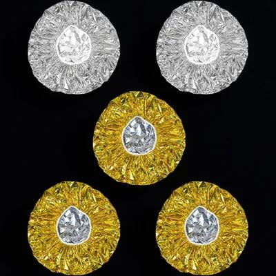 OUNONA 5Pcs Hair Caps Aluminium Foil Heat Insulation Perms for Use