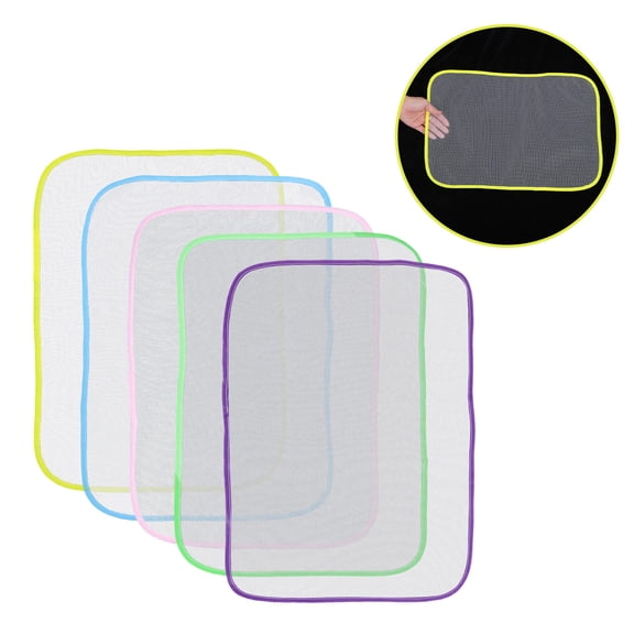 OUNONA 5-Pack Ironing Mesh Pads with Insulation Pressing Cloth for Home and Garment Ironing Use