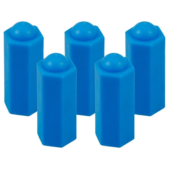 OUNONA 5Pcs Replaceable Pool Cue Tips Plastic Billiard Tips Replacements Pool Cue Accessories