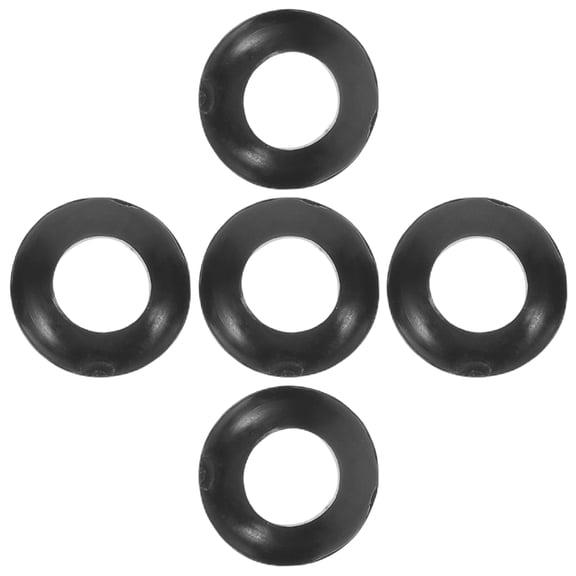 OUNONA 5Pcs Black Silicone Smoke Injector Replacement Part for Glass Cloche Easy Installation