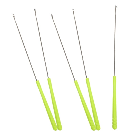 OUNONA 5-Piece Stainless Steel Yarn Hooks Set for Knitting, Crochet, Craft Projects, Hobby Tools