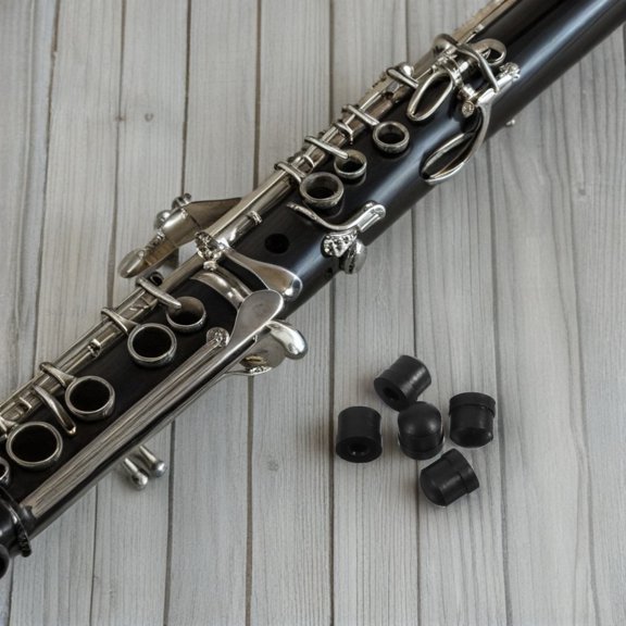 OUNONA 5Pcs Trombone Replacement Parts Black Silicone End Cap for Enhanced Comfort Musicians