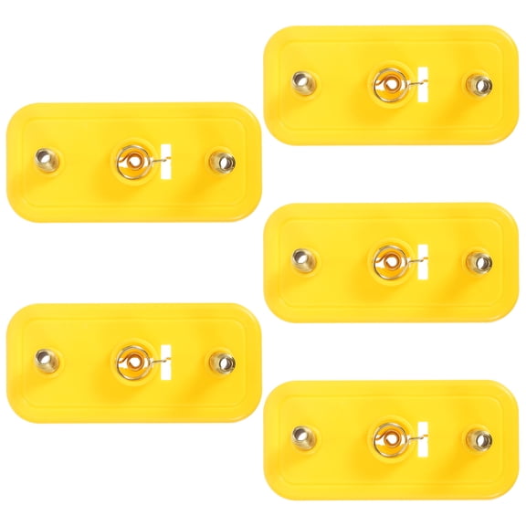 OUNONA 5pcs Circuit Learning Kit Miniature Light Bulb Holder Socket Circuit Physics Electrical Experiment Box Physics Teaching Instrument