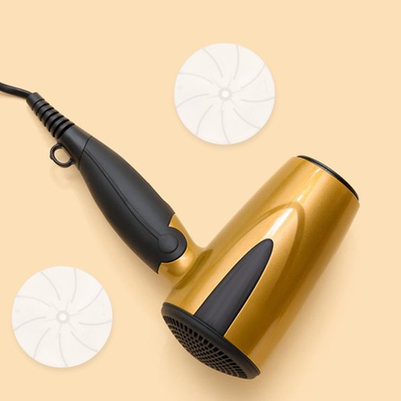 OUNONA 5pcs Hair Dryer Fan Blade Easy to Install Plastic White Fan for Home Use