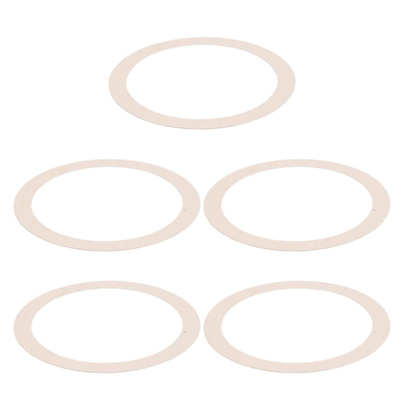 OUNONA 5pcs M42 Telescope Flange Spacer Ring Stainless Steel Optical Adapter