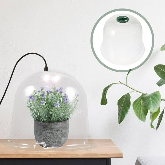 OUNONA 5pcs Protection Humidity Domes Plastic Dome Small Greenhouse Plant Protectors