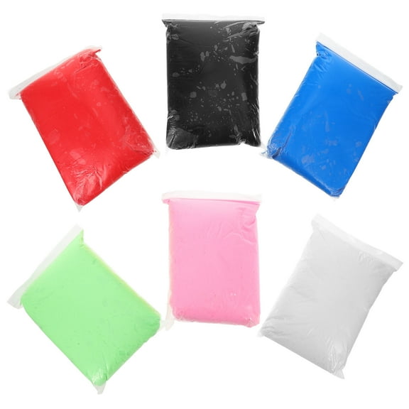 OUNONA 6 Bags Air Dry Clay Ultra-Light Modeling Clay Ultra-Light Modeling Clay For Kids Diy Modeling Clay Kit Diy Clay Craft Kit Diy Colorful Polymer Clay Diy Supplies