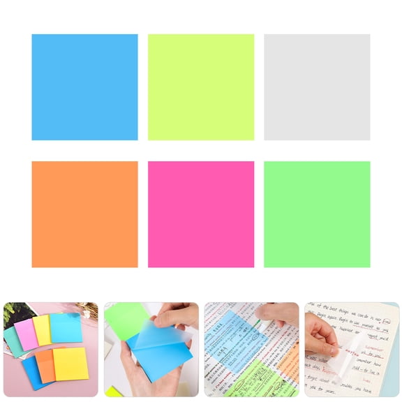 WEAVILUX Note Pads Pet Material 6Set Archiving