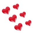 thumbnail image 1 of Moluckfu Love Heart Decorative Magnets Red 6PCS 1.97X1.77In, 1 of 8