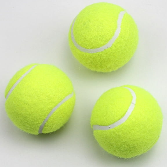 OUNONA 6 PCS High Training Tennis Lasting Tennis Balls 6.3X6.3 Cm
