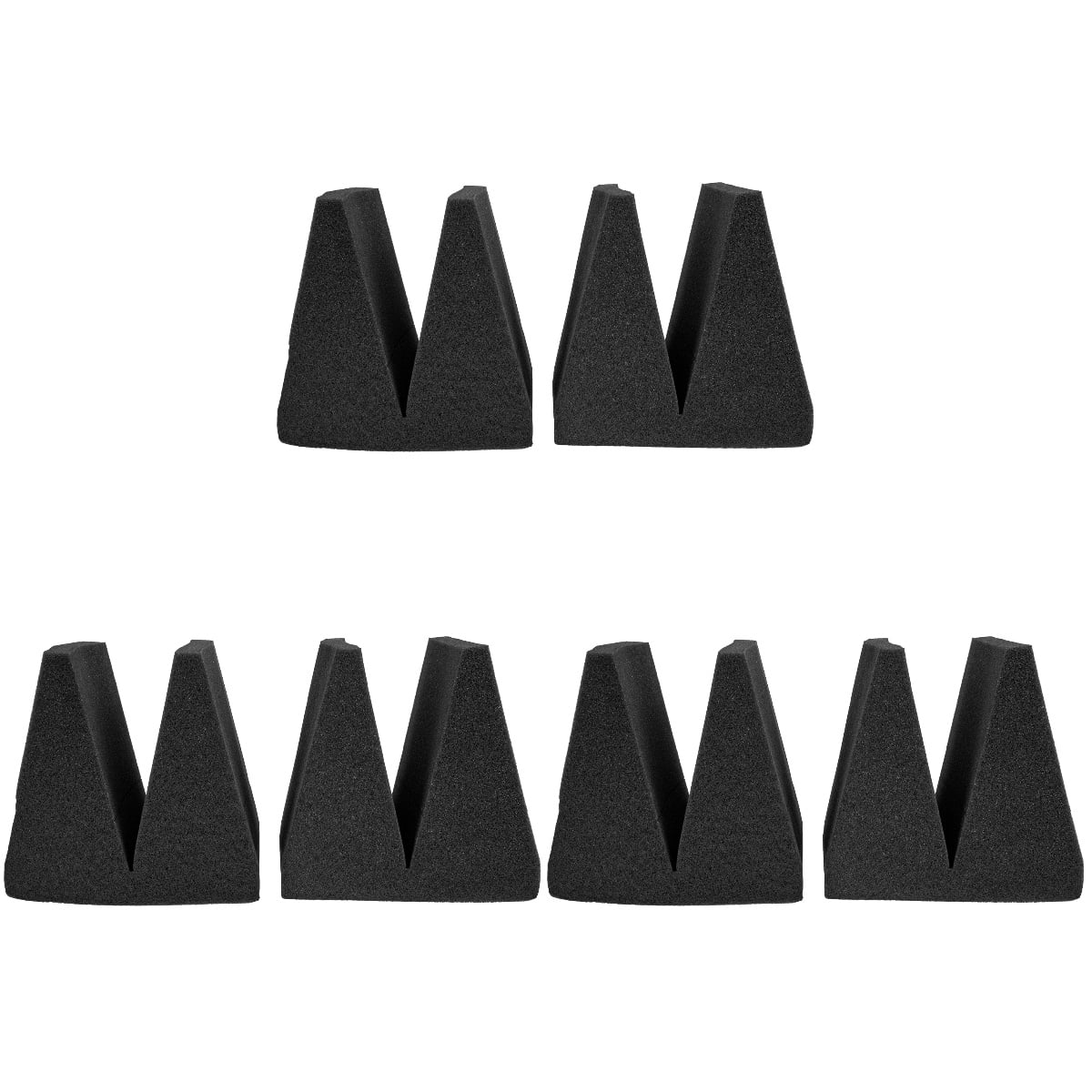 Gallery Detail: Ounona 6 Pcs Acoustic Panels Pyramid Reduction Foams Soundproof Wedges