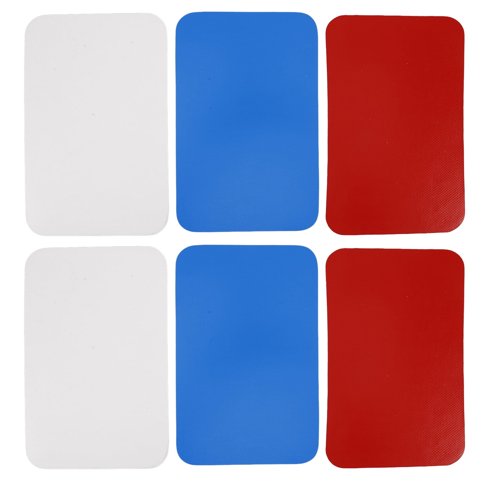 Tineasur 6Pcs Air Mattress Patch Kit PVC Waterproof Repair Tape for Inflatable Boats and Rafts