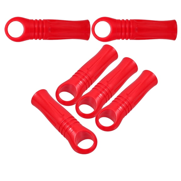 OUNONA 6 Pcs Mop Handle Accessories 13.00X4.00X3.00CM Red