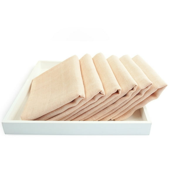 OUNONA Newborn Washcloths Towelette Gauze Cotton 6Pcs