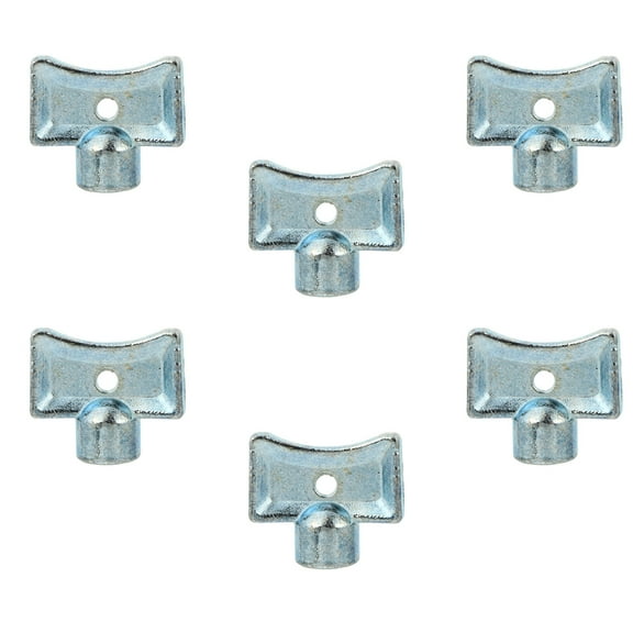 OUNONA 6pcs Air Valves Special Tool Hole Core Radiator Plumbing Bleed Key for Radiator