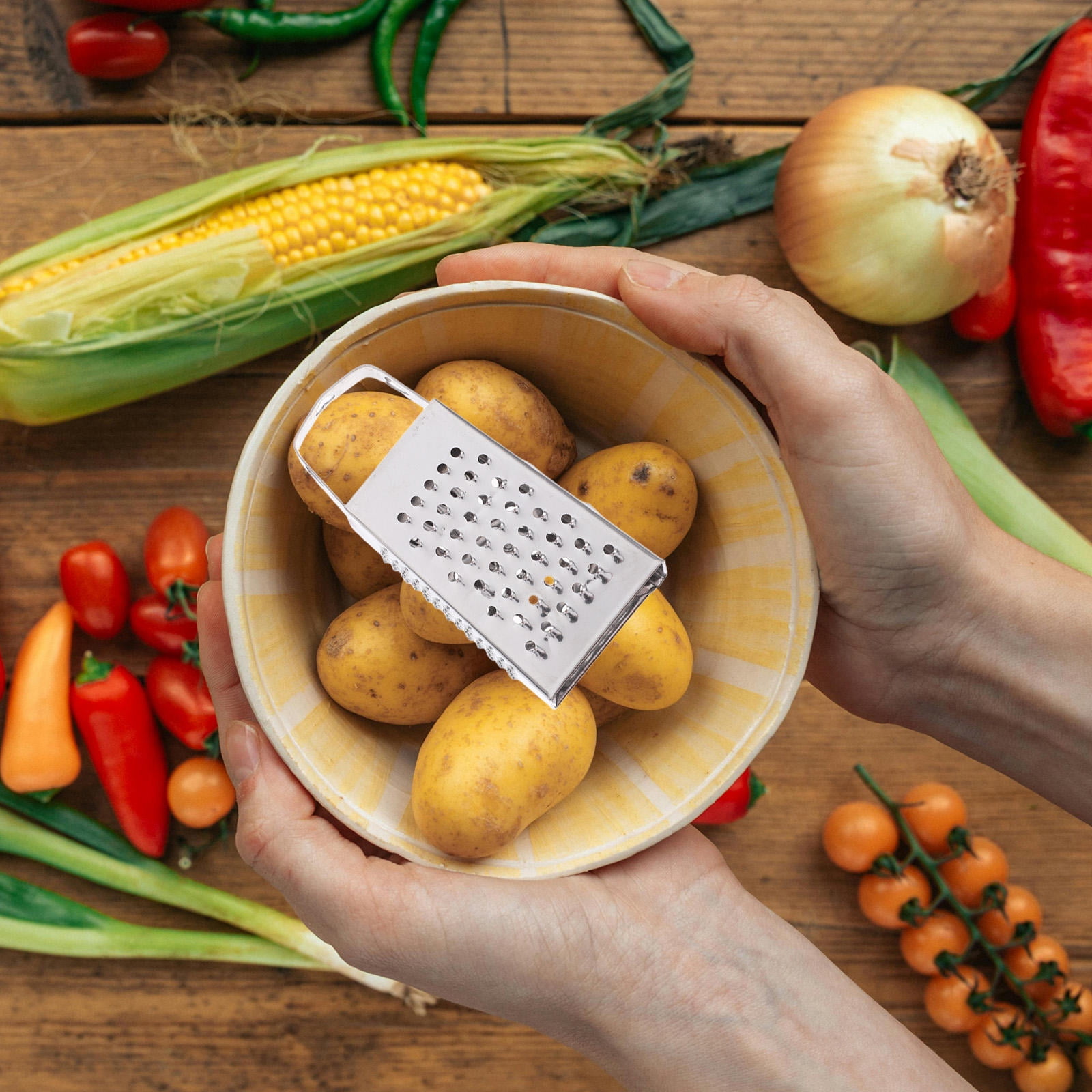 Grade R Kitchen OUNONA 6 Pcs Grader for Kitchen Ginger Grater Small Mini Cheese Silver ...