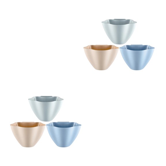 OUNONA 6 Pcs  Household Garbage Recycling Container Waste Storage Bin Hanging Waste Bin