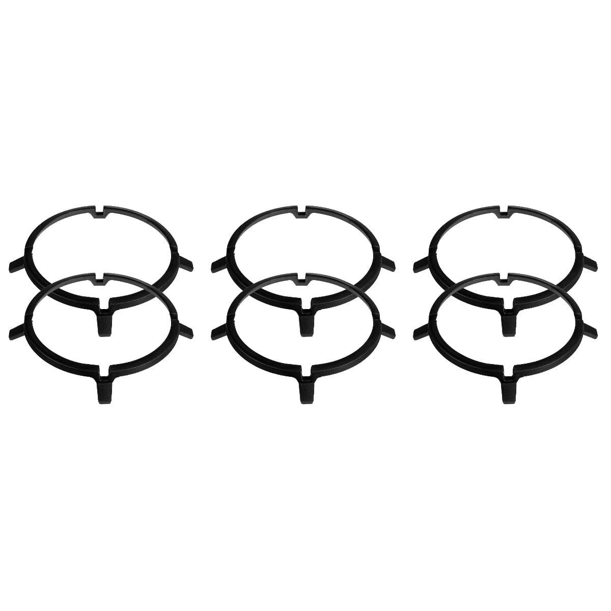 OUNONA 6 Pcs Household Stove Support Racks Round Shape Gas Stove ...