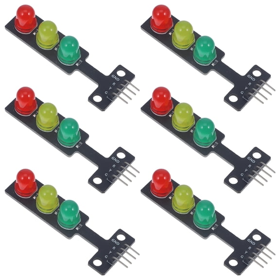 OUNONA  6 Pcs Making Light down Pole Production Lamp Accessories Traffic Module