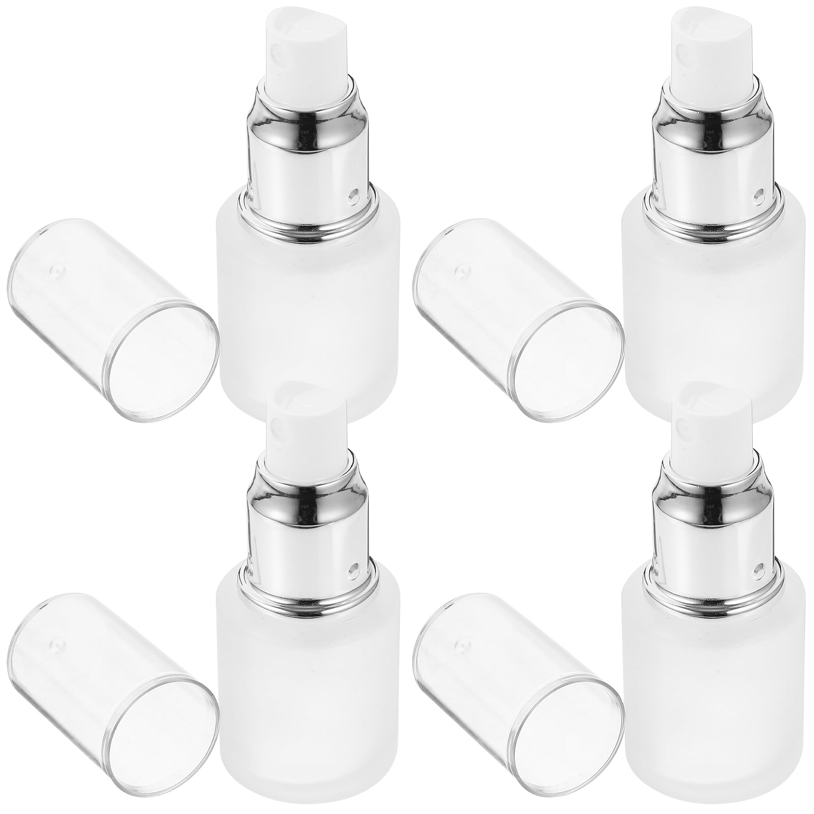 OUNONA  6 Pcs Push Type Lotion Bottle Home Travel Containers