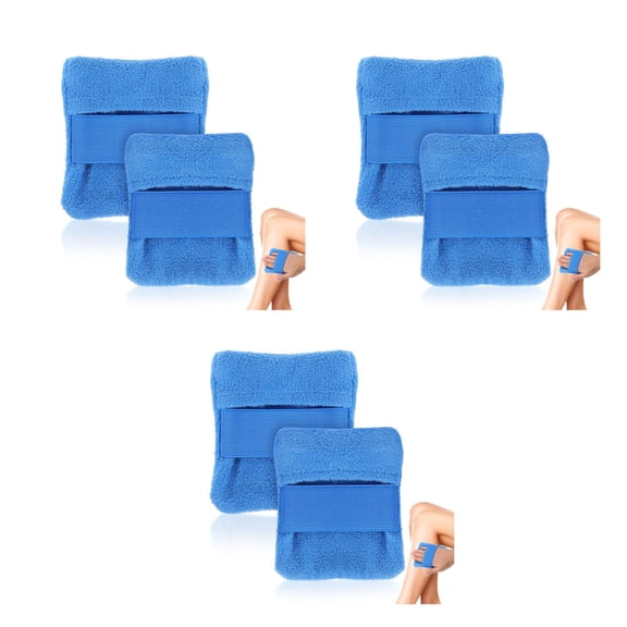 OUNONA WORGEOUS 6 Pcs Sand Removal Mitt for Body Beach Sand Cleaner Essentials for Beach Vacation