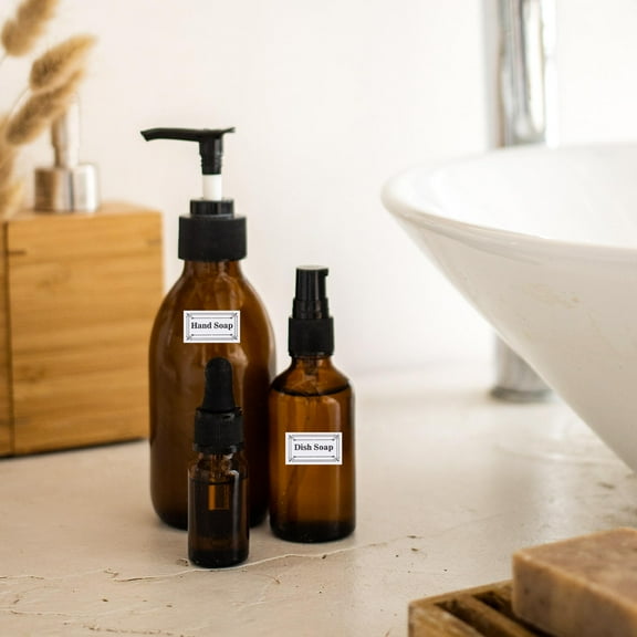 OUNONA 6 Pcs Say Minimalist Waterproof Label Cup Labels Travel 21.00X5.50X0.01CM