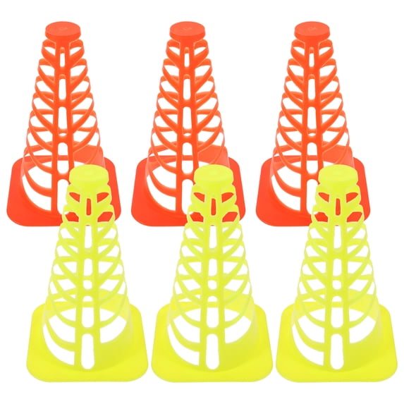 OUNONA 6 Pcs Soccer Practice Cones Agility Mini Sports Training Bucket