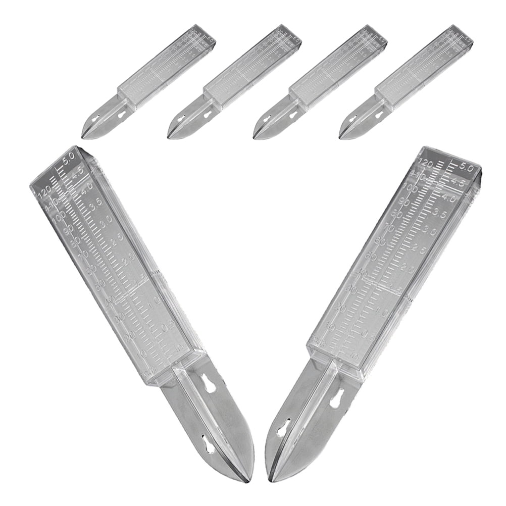 FOLOYORI Wind Gauge Transparent Plastic 6 Pcs