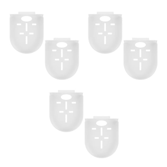 OUNONA 6 pcs Adhesive Wall Mount Shelf For Security Cameras And Baby Monitors Space-Saving Design No Drill Installation For Use