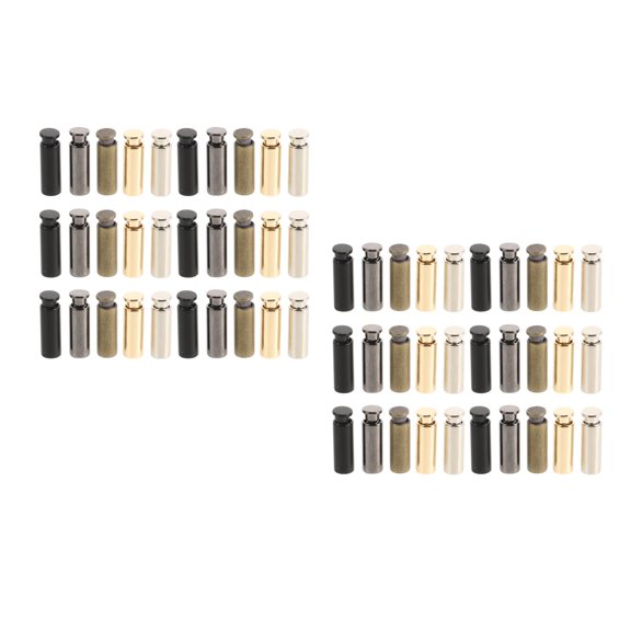 OUNONA 60 Sets  Drawstring Tool Cord Locks Fastener Toggles Rope Cord Ends Alloy Cord Locks Clothing Drawstring Locks Cord Locks For Drawstrings