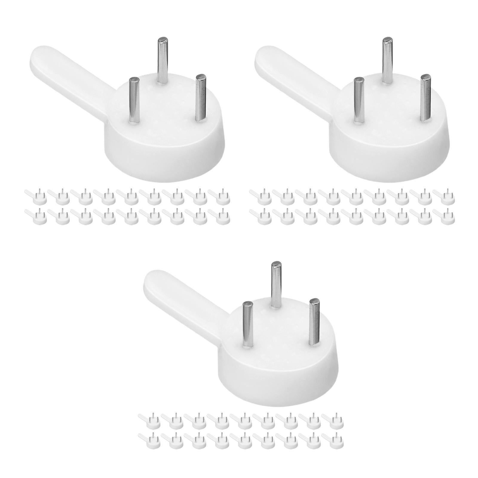 OUNONA 600 pcs  Invisible Wall Hanger Non-Trace Picture Hangers Invisible Hook Hangers Traceless Wall Hooks For Picture Photo Frame Hangers