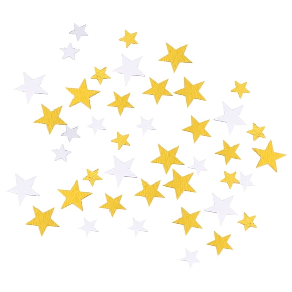 OUNONA 60G Pack of Star-Shaped Wedding Decorative Confetti, Resin Sequins for Party, Birthday, Proposal, and Wedding Scene Decoration