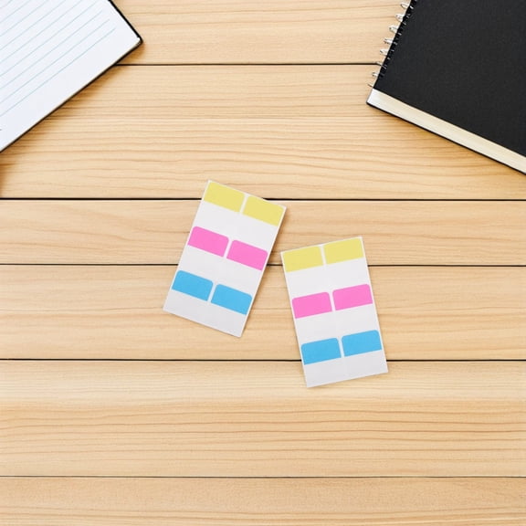 OUNONA Sticky Index Page Markers, Writable, Assorted Color, Pet, for Home, 60Pcs