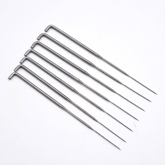 OUNONA 60Pcs Knitting Needles and Wool Felt Punch Needle Set with Ergonomic Design for Home Craft Stitchwork