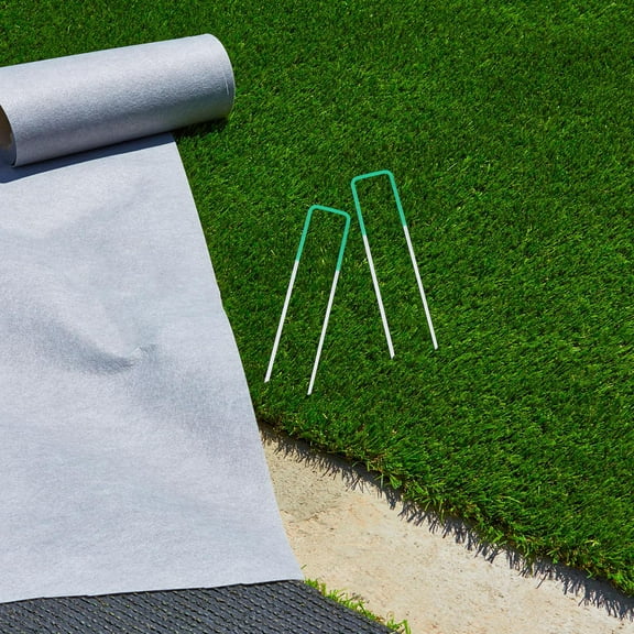 OUNONA 60pcs Anti Rust Garden Staples Professional Gardening for Outdoor Use