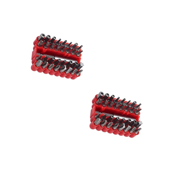 OUNONA 66 pcs Bit Socket Set Dr Socket Driver Bit Tool Set Kit (Red)