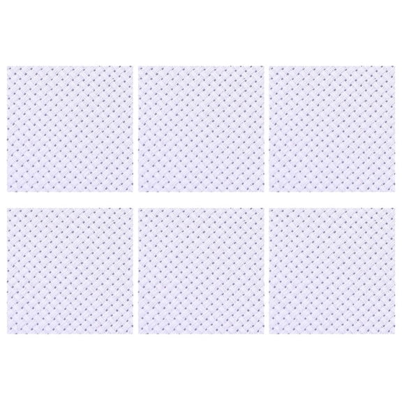 OUNONA 6PCS Embroidery Linen Fabric White Cotton for Hand Embroidery Craft 11.8x11.8in