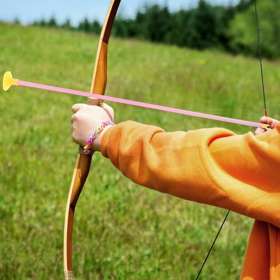 OUNONA 6PCS Practice Arrows Kids Suction Plastic Toy for Hand-Eye Coordination Improvement