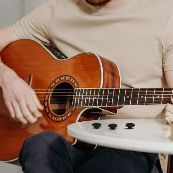 OUNONA 6PCS String Tree Guides Replacement String Retainer Electric Bass Guitar String Trees String Retainer Guides Bass Guitar Hardware