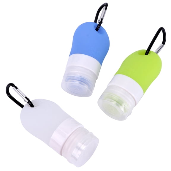 OUNONA 6Pcs / 1 Bag Chic Silica Cosmetic Bottles Novel Cosmetic Tubes for Dresser