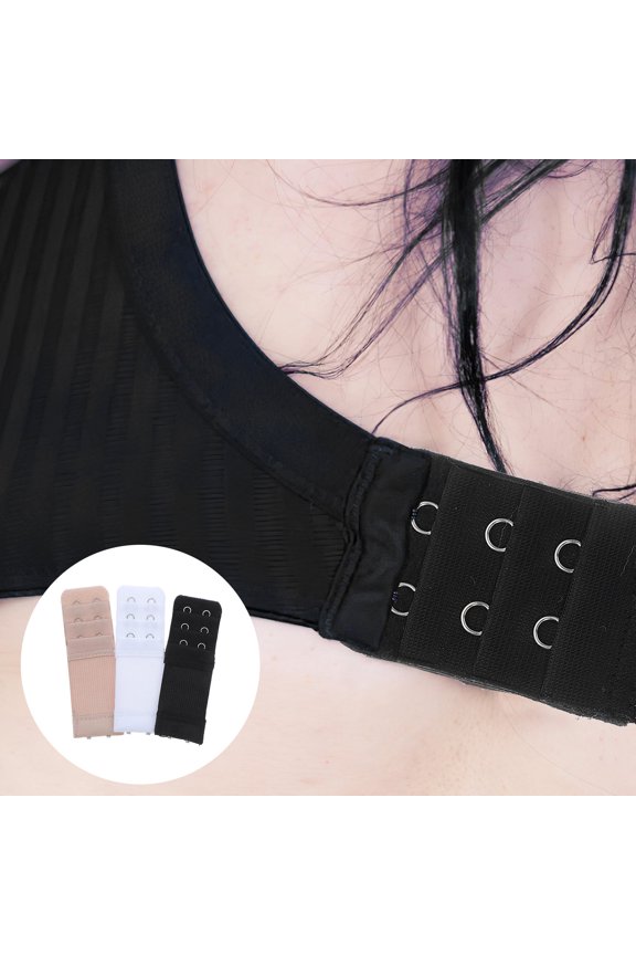 6Pcs Back Extender for Bras Women Assorted Color Elastic Extension Straps for Comfort