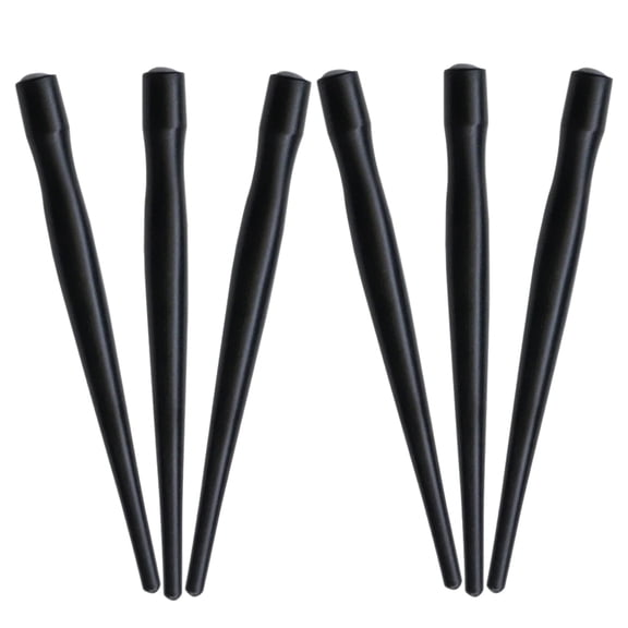 OUNONA 6Pcs Black Plastic Dip Pen Holders for Daily Use Compatible with Most Nibs Easy to Use
