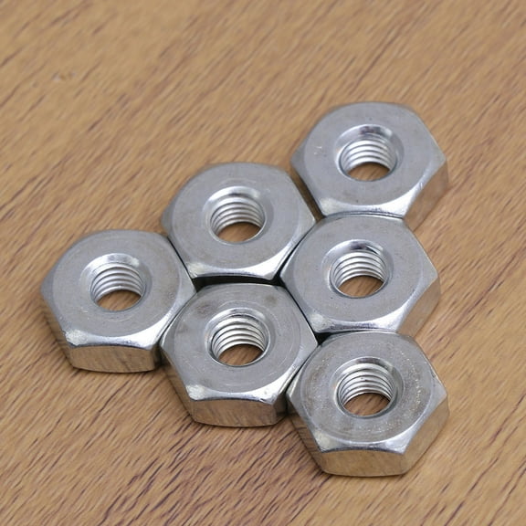 OUNONA 6-Pack M8 Chainsaw Bar Nuts Replacement Set Compatible with Multiple Chainsaw Models for and Secure Fit